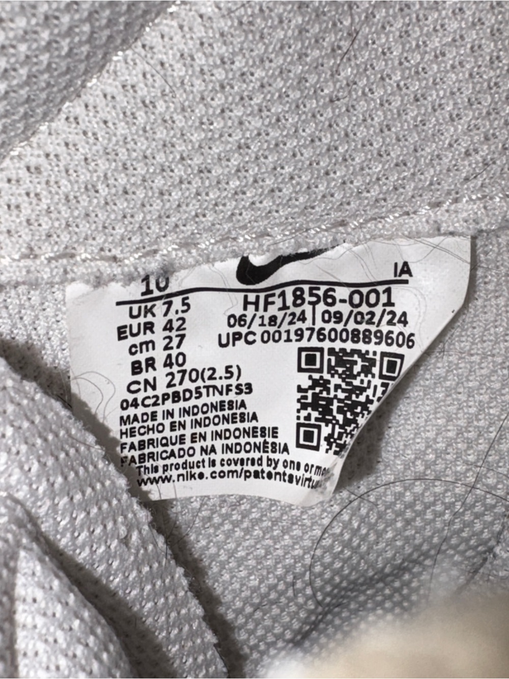 Nike Womens Waffle Cream/Leopard Accent Sneakers - Picture 8 of 8